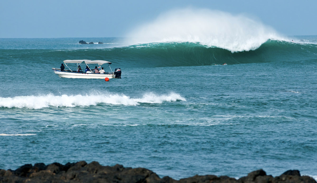 ISA World Championships are held annually at some of the more idyllic locations around the world. Case in point, Santa Catalina, Panama, 2013 ISA World Surfing Games. Photo courtesy of <a href=\"https://www.isasurf.org/\">ISA Archive</a>