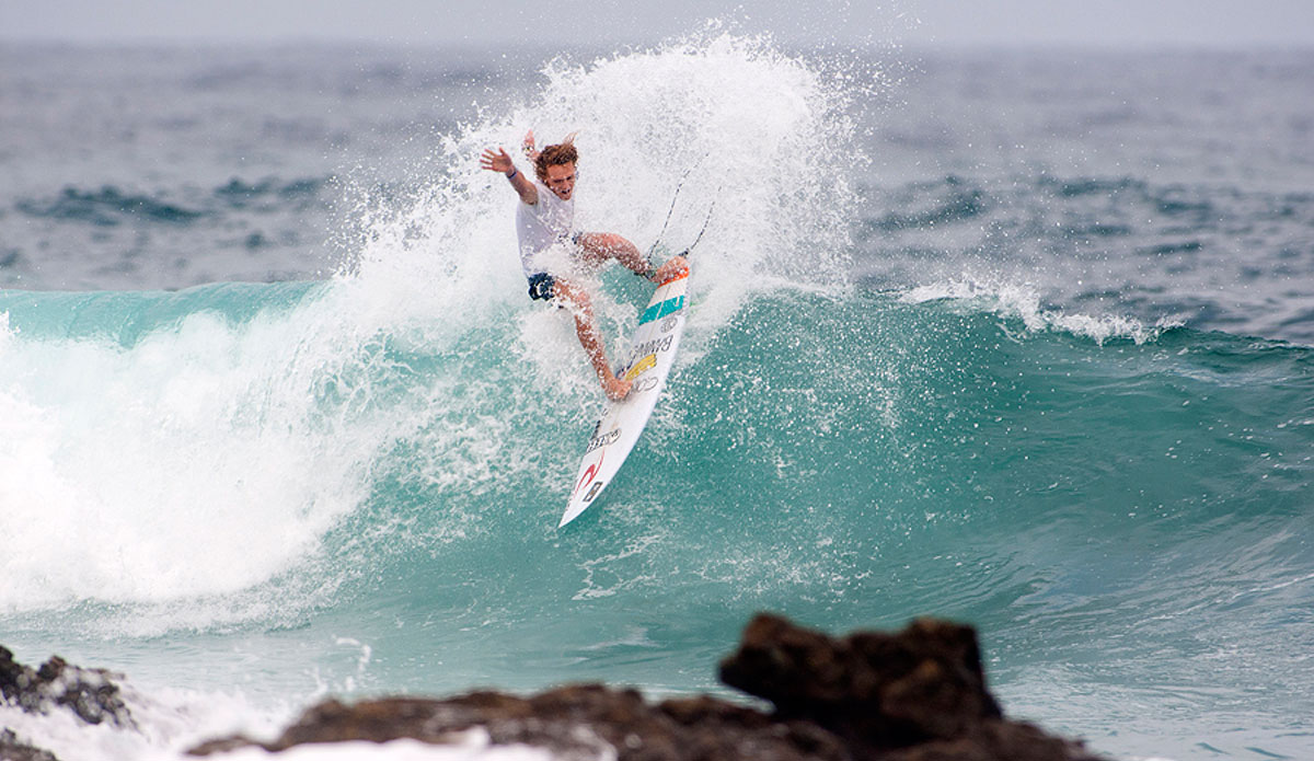 Australia\'s Luke Hynd. Photo: <a href=\"https://www.isasurf.org/\">ISA | Rommel</a>