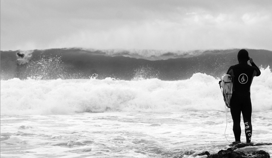 Parker Coffin, Supers Gully Jeffreys Bay, winter 2013. Parker, Conner and a few friends made a Young Wise Tails short film about their trip called HIGHLINE. Photo: <a href=\"https://expressionsaufrichtig.tumblr.com\">Jared Aufrichtig</a>