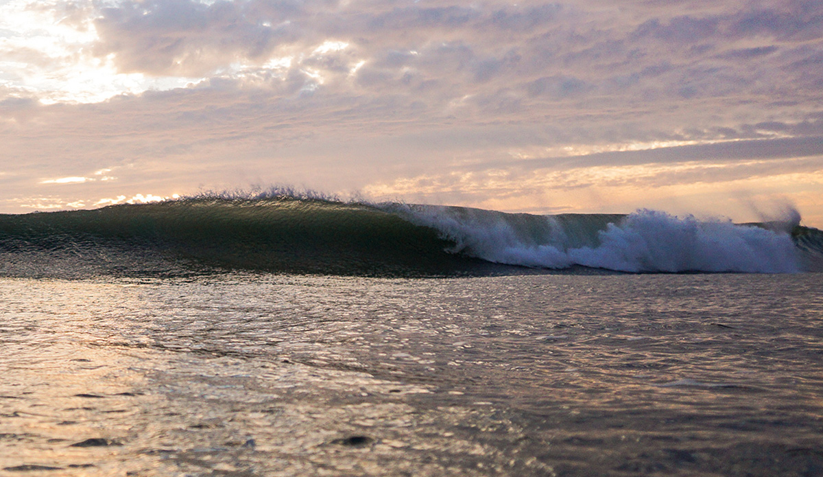 Nothing better than swimming in conditions like this. Photo: Jack Bober