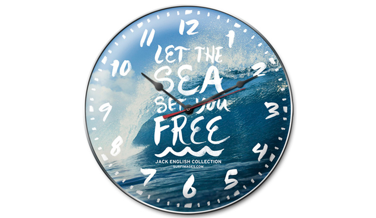 These Surfing Wall Clocks Are Infinitely Cooler Than Regular Wall