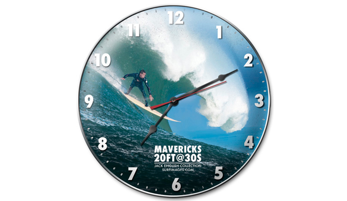 These Surfing Wall Clocks Are Infinitely Cooler Than Regular Wall