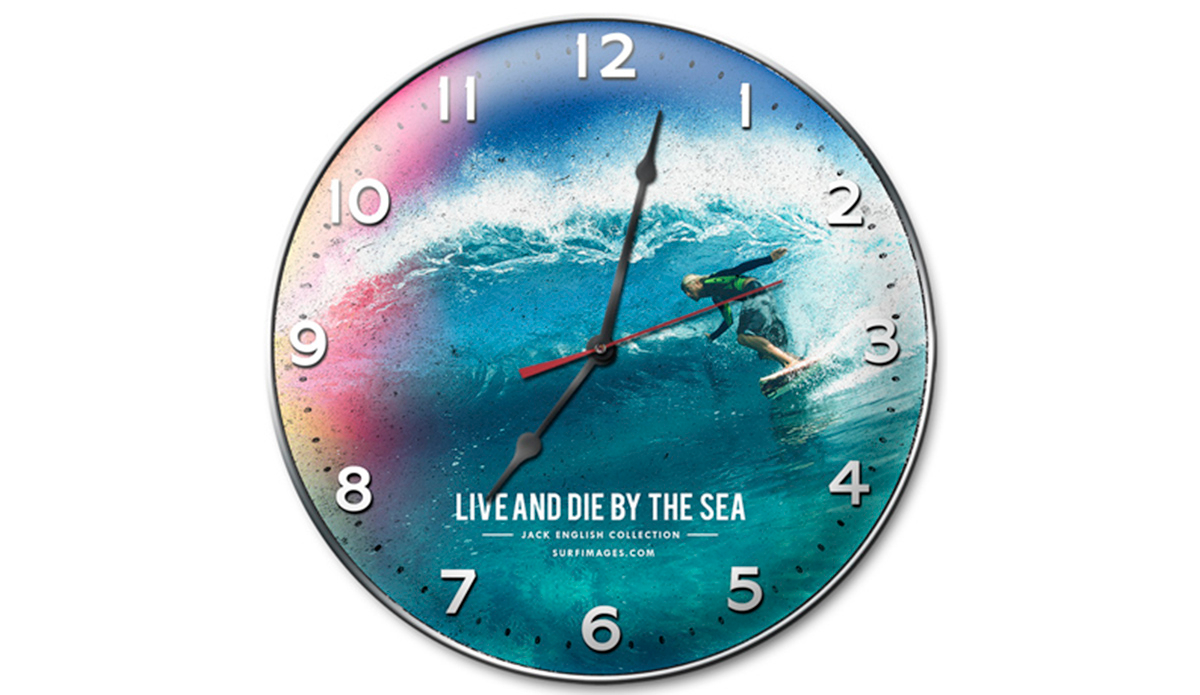 These Surfing Wall Clocks Are Infinitely Cooler Than Regular Wall
