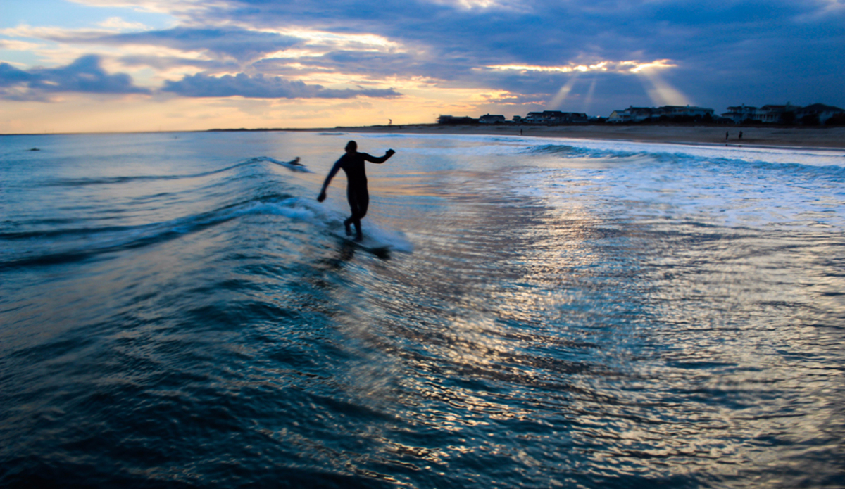 Alek Rockrise is a good friend of mine, and one of the best and most versatile surfers I know. His nose work is my favorite, and on days like this I ride a foamy on the same wave to get angles. Photo: <a href=\"https://instagram.com/zlottyphoto/\">Jake Zlotnick</a>