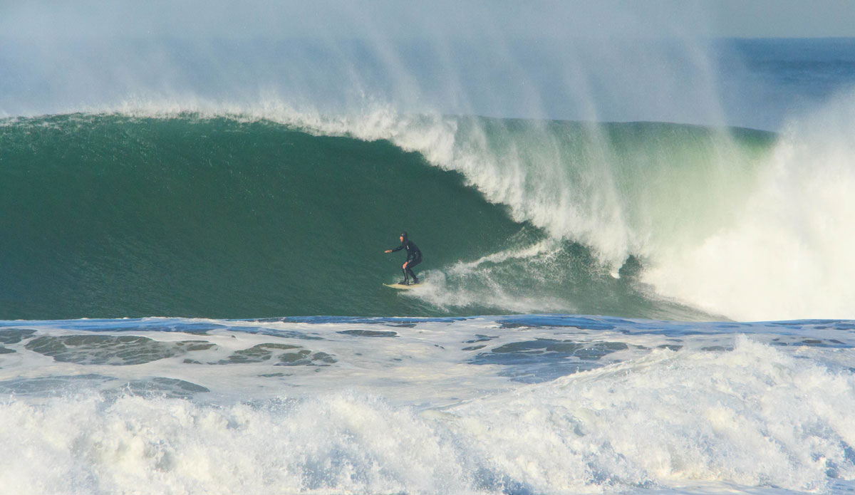 Ollie on one of the bigger sets of the day. Photo: <a href=\"https://instagram.com/jaminbarnes\" target=\"_blank\"> Jamin Barnes</a>