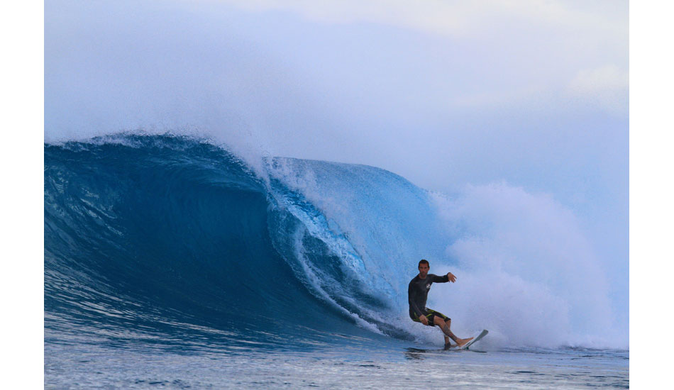 SoCal local, Dan Sotver, on a solid one. Photo: Jason Naudé