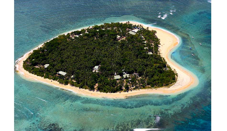 The heart-shaped island. Photo: Jason Naudé