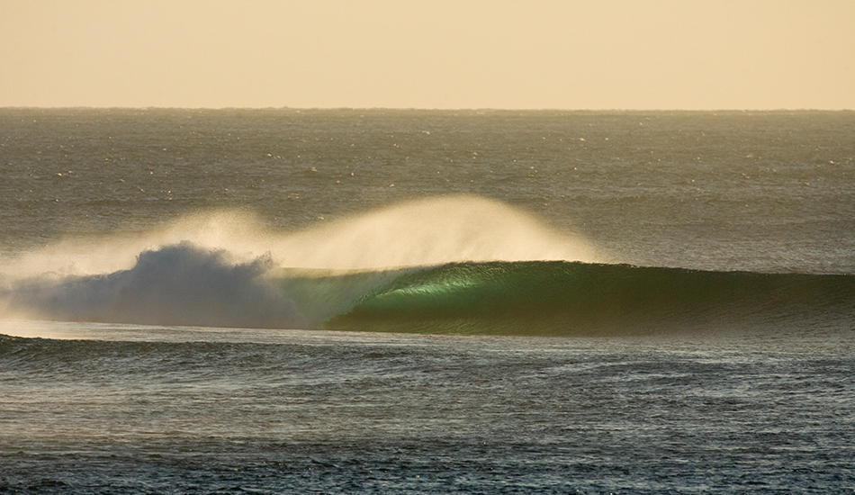 A view of Super Suck from the hotel during sunset. Photo: <a href=\"https://www.reposarphoto.com\">Jason Reposar</a>