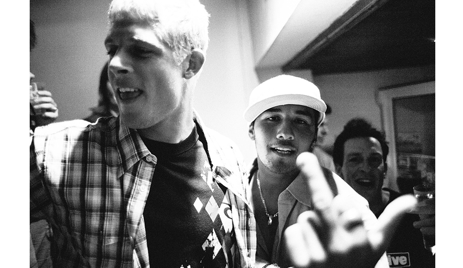 Mick and Freddy P partying in France after the contest. Photo: <a href=\"https://www.reposarphoto.com\">Jason Reposar</a>