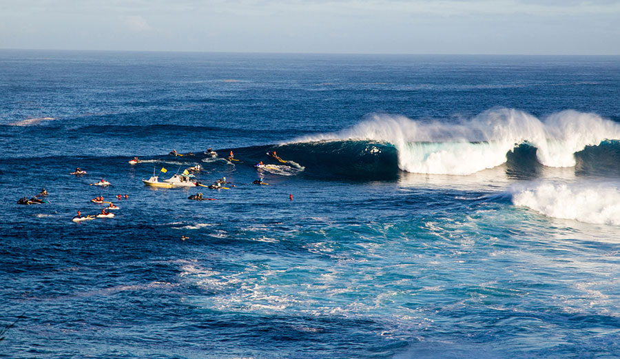 The Jaws lineup. Photo: WSL