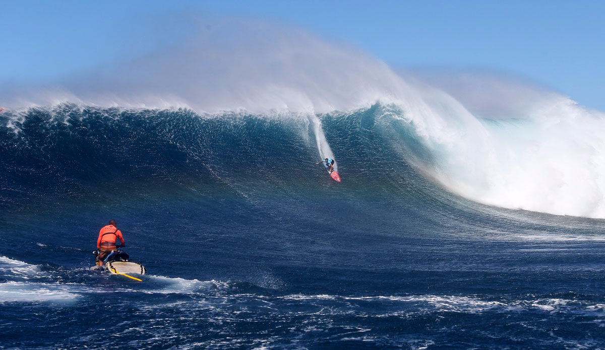 Billy Kemper of Maui, Hawaii WINNER (pictured) of the Peahi Challenge in Maui, Hawaii. Photo: <a href=\"https://instagram.com/kc80/\"> Cestari</a>/<a href=\"https://www.worldsurfleague.com/\">WSL</a>
