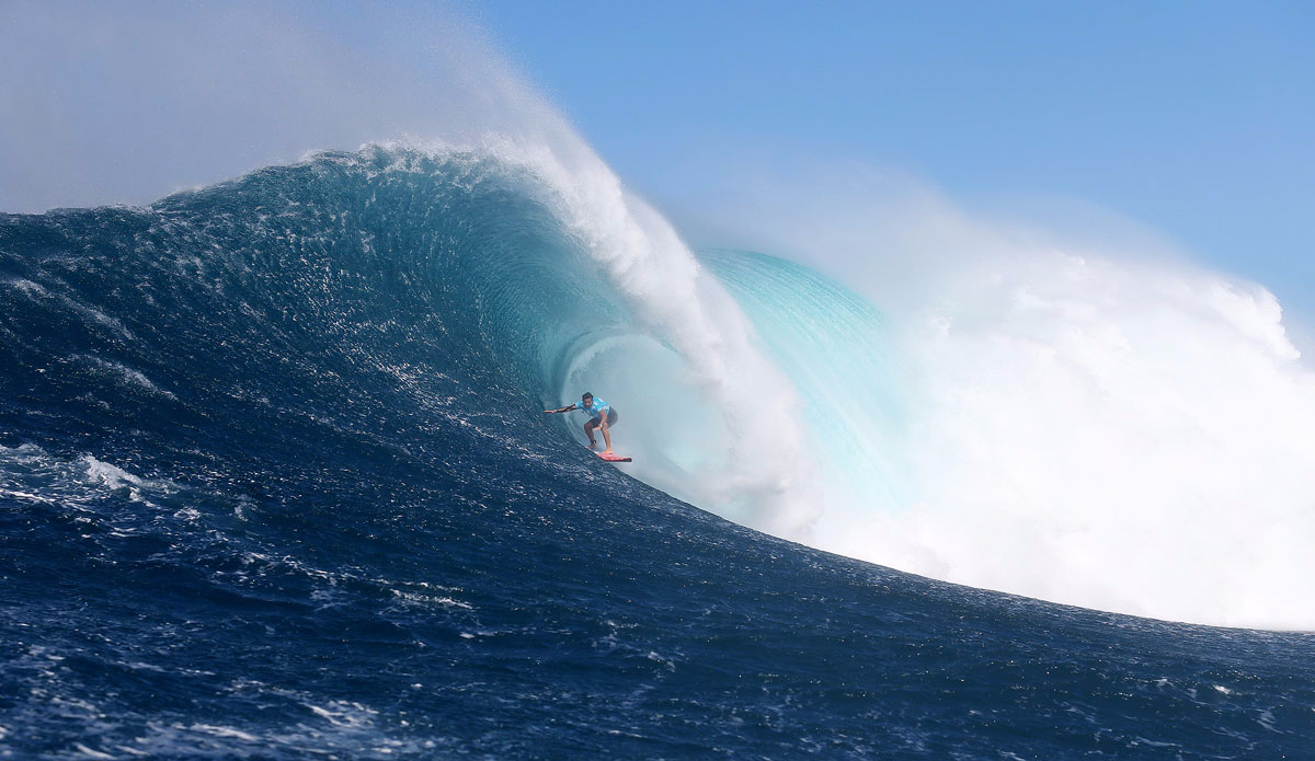 Billy Kemper of Maui, Hawaii WINNER (pictured) of the Peahi Challenge in Maui, Hawaii. Photo: <a href=\"https://instagram.com/kc80/\"> Cestari</a>/<a href=\"https://www.worldsurfleague.com/\">WSL</a>