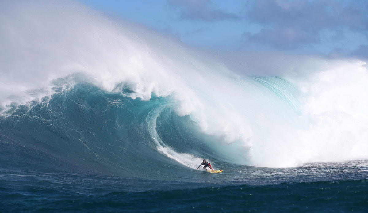 Kai Lenny of Hawaii (pictured) during Round 1  at the Peahi Challenge in Maui, Hawaii. Photo: <a href=\"https://instagram.com/kc80/\"> Cestari</a>/<a href=\"https://www.worldsurfleague.com/\">WSL</a>