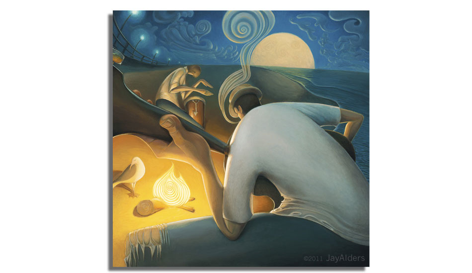 Burning Inspiration. Art: <a href=\"https://jayalders.com/\" target=_blank>Jay Alders</a>.