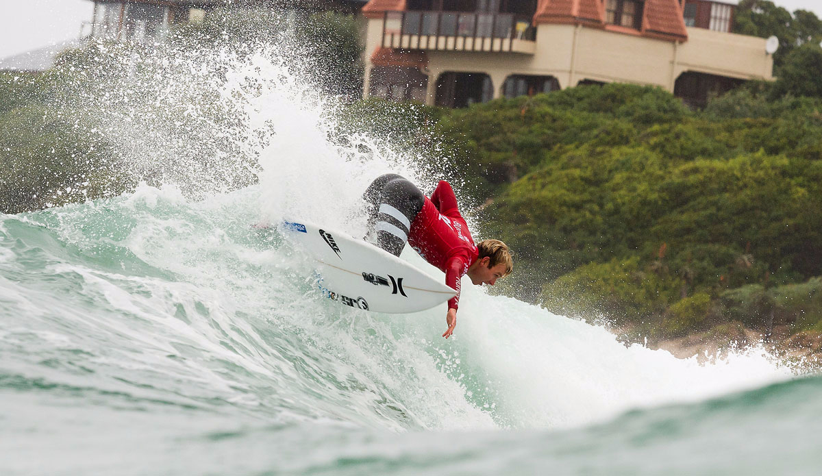Adrian Buchan of Central Coast, New South Wales, Australia (pictured) winning his Round 4 heat at the JBay Open to advance into the Quarterfinals on Saturday July 18, 2015. Photo: <a href=\"https://www.worldsurfleague.com/\">WSL</a>/<a href=\"https://instagram.com/kc80\">Cestari</a>