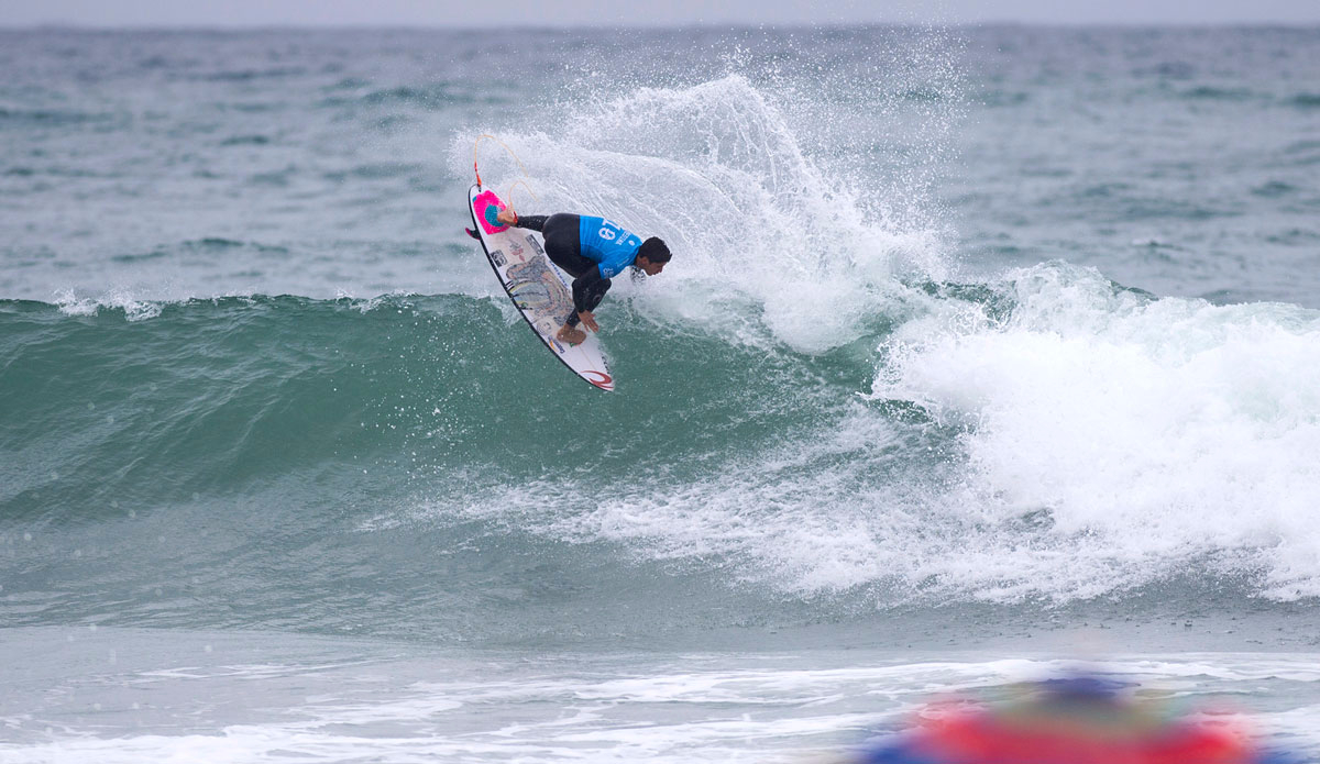 Gabriel Medina of Brasil (pictured) winning his Round 4 heat at the JBay Open to advance into the Quarterfinals on Saturday July 18, 2015. Photo: <a href=\"https://instagram.com/kirstinscholtz/\">Kirstin Scholtz</a>/<a href=\"https://www.worldsurfleague.com/\">WSL</a>