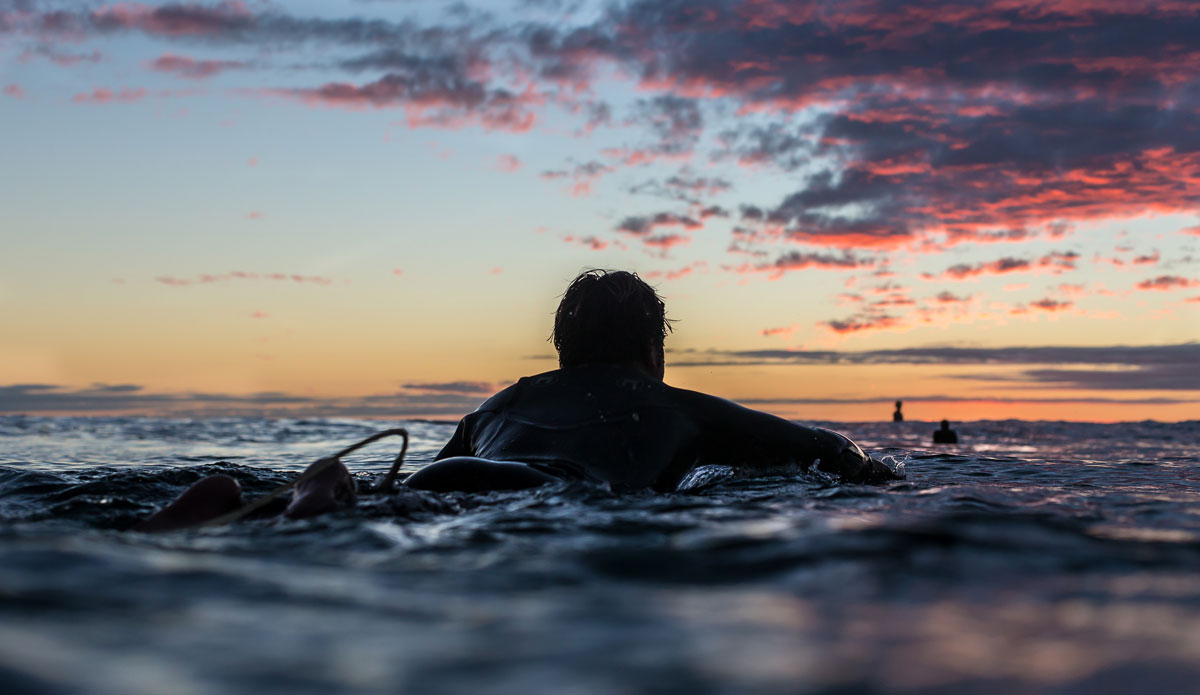 Sunrise paddle outs. Photo: <a href=\"https://instagram.com/jeff_davis\" target=\"_blank\">Jeff Davis</a>