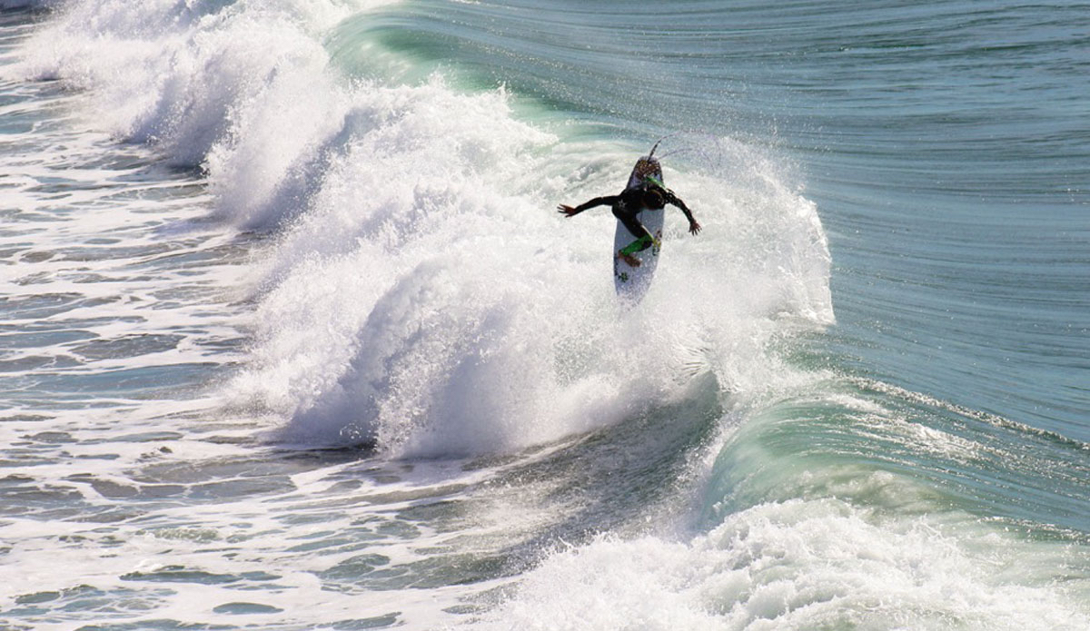 Marcos Correa, Southside Huntington Beach Pier. Photo: <a href=\"https://www.instagram.com/jeff_perez\">@Jeff_Perez</a>