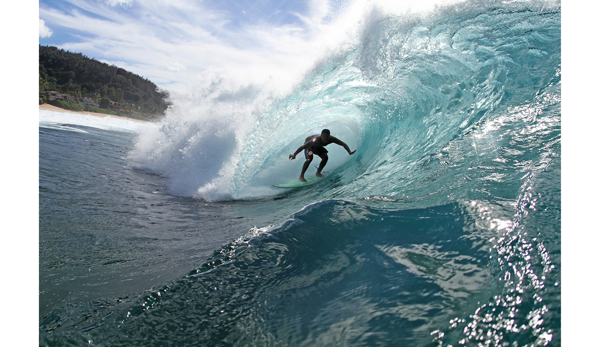 I was really stoked to capture shark attack survivor Ulu Boy Napeahi\'s first session out at Pipeline since the attack. Ulu Boy has pretty much made a full recovery from his injuries and is back in the water ripping it up. Photo: <a href=\"https://instagram.com/manaphotohawaii\">Mana Photo Hawaii</a>