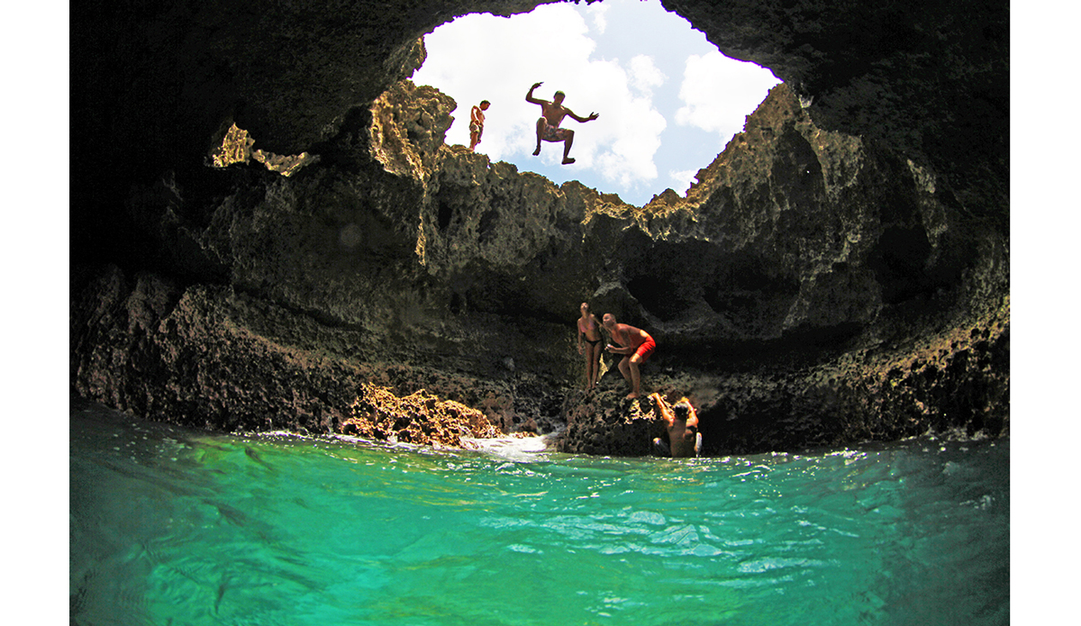 Rounding up a group of friends for a little adventure is what living in Hawaii is all about. This is a secret cave that you can only swim in when the waves are flat. Photo: <a href=\"https://instagram.com/manaphotohawaii\">Mana Photo Hawaii</a>