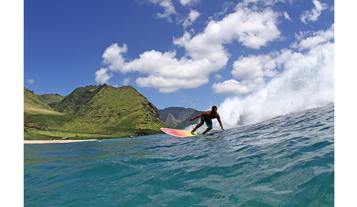 I\'m proud to call Rusty Keaulana one of my best friends, he\'s always teaching me so much about the ocean… here he is playing in his backyard on the Westside. Photo: <a href=\"https://instagram.com/manaphotohawaii\">Mana Photo Hawaii</a>