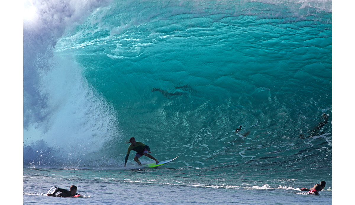 I\'ve known Gavin Beschen for quite awhile now, and to this day, his surfing continues to amaze me…here\'s Gavin taming a Pipeline beast during that awesome string of Pipe swells we had in Dec. 2013. Photo: <a href=\"https://instagram.com/manaphotohawaii\">Mana Photo Hawaii</a>