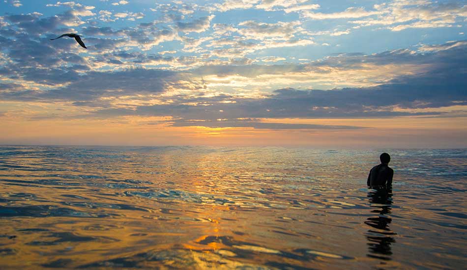 Chris Cichielo taking in the sunrise. Photo: <a href=\"www.jeremyhallphotography.com\">Jeremy Hall</a>
