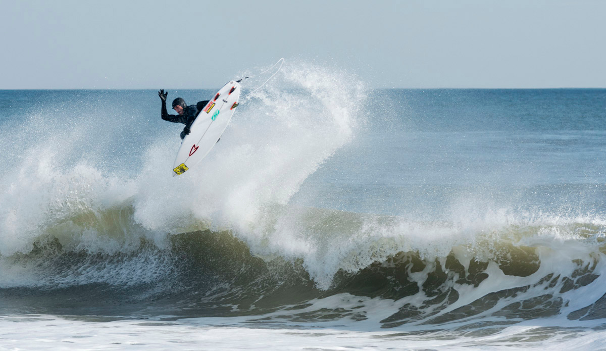 Nothing beats this time of year. Good surf, no crowds. Clay Pollioni takes off. Photo: <a href=\"https://shoreshotimages.zenfolio.com\">Mary Dunham</a>