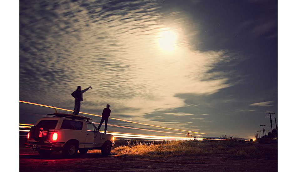 Driving down to interview a smuggler, we pulled off the Baja road to take some pictures. Photo: Derren Ohanian