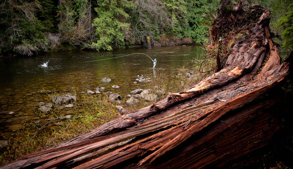 This is at a river that is only accessible by boat or plane. We flew into a lake via float plane and drifted down the river in a rubber raft. Photo: <a href=\"https://www.jeremykoreski.com/\" target=_blank>Jeremy Koreski</a>