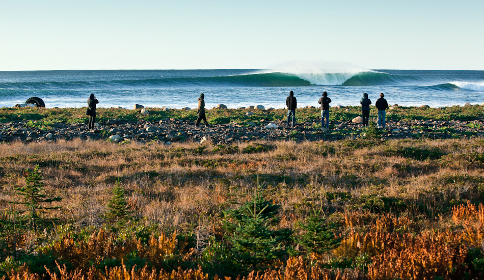 This wave is on the East Coast of Canada. I\'d been trying to score here for a couple years now, and finally we did. The only problem was everyone was hurt, or had the wrong boards with them. Until next time... Photo: <a href=\"https://www.jeremykoreski.com/\" target=_blank>Jeremy Koreski</a>
