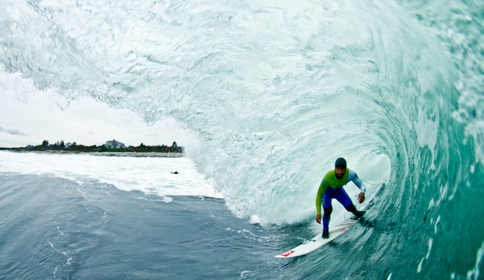 The East Coast of Canada is a beautiful place, but the waves aren\'t very consistent. We were lucky on this trip that we had multiple days of swell. This is my good friend Nico Manos. Photo: <a href=\"https://www.jeremykoreski.com/\" target=_blank>Jeremy Koreski</a>