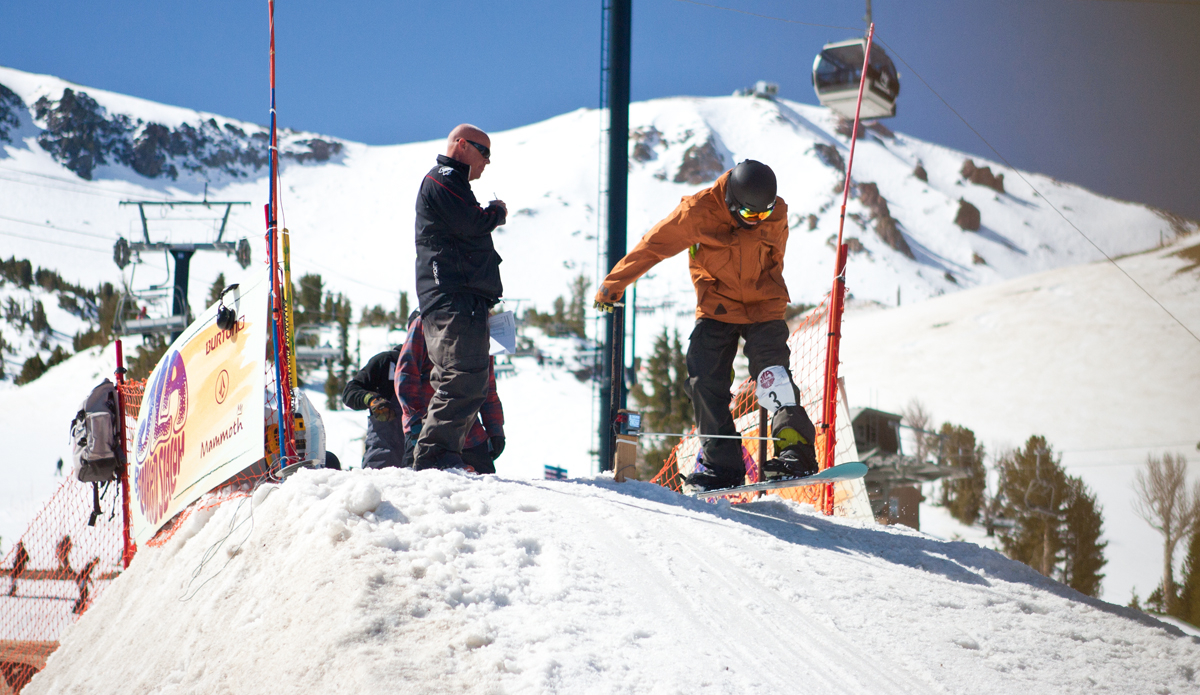 Jeremy Page sending it at the top of the course. Massive thanks to the Mammoth Mountain Race Dept. and Unbound Crew for putting on such an amazing event. Photo: <a href=\"https://www.thegrimlab.com/\">Chris Moran</a>