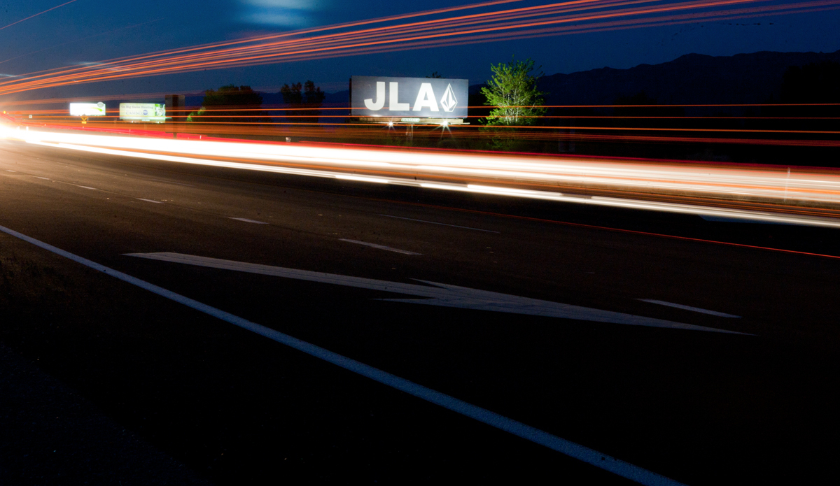 Escaped getting hit by 18 wheelers for this shot, but couldn\'t escape the look of absolute confusion by oncoming traffic. Photo: <a href=\"https://www.thegrimlab.com/\">Chris Moran</a>