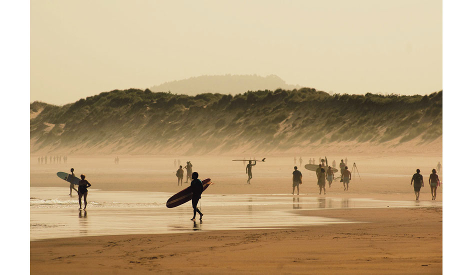 Sand dunes and loggers. Photo: <a href= \"https://joaobracourt.com/\" target=_blank>Joao Bracourt</a>