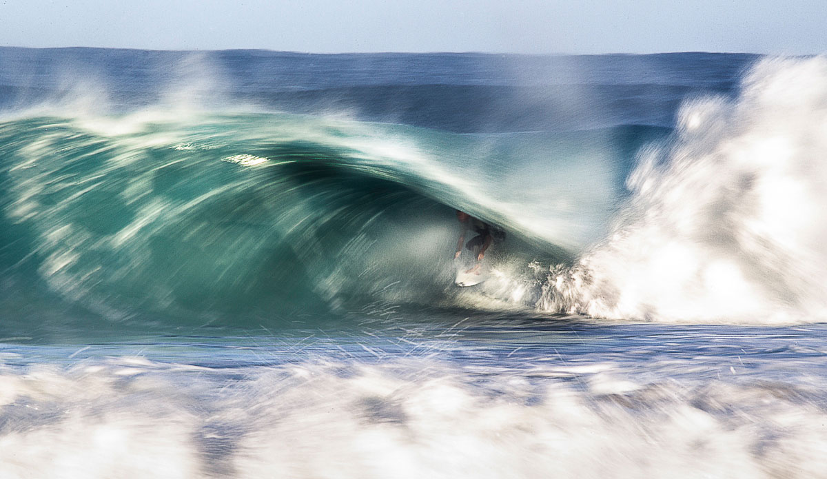 Taj Burrow sitting pretty in a Yallingup vortex. Photo: <a href=\"https://johnbarton.net.au/\">John Barton</a>