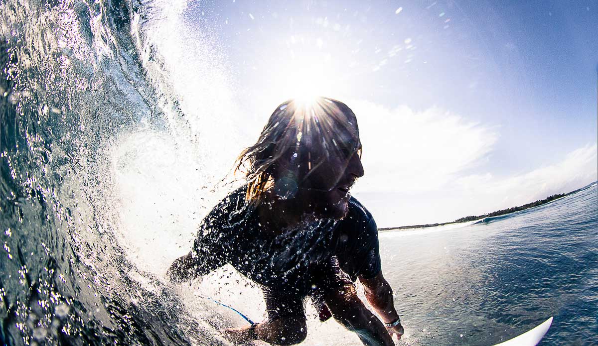 Matthew Burke in Indonesian heaven. Complete with halo and all. Photo: <a href=\"https://johnbarton.net.au/\">John Barton</a>