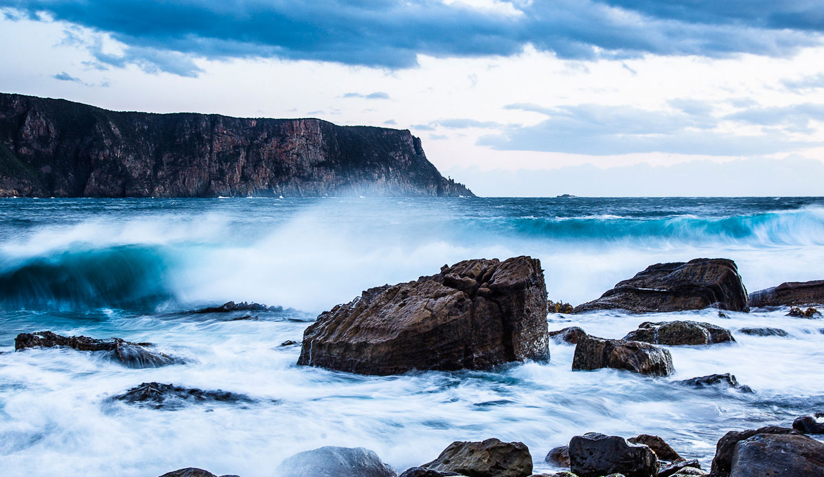Tasmania is every bit as cold as it looks. And when shot from just in front of your tent, maybe  even a little bit colder. Photo: <a href=\"https://johnbarton.net.au/\">John Barton</a>