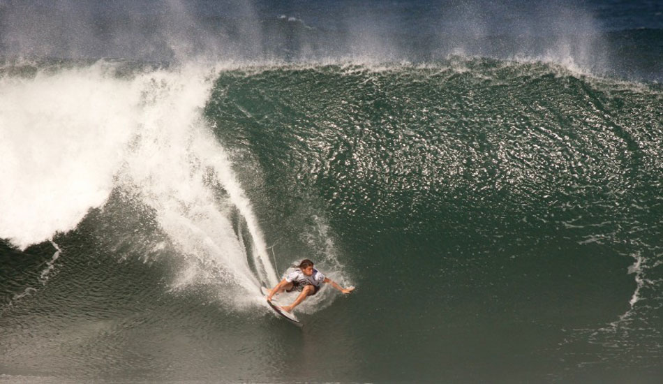 Conner Coffin digging in. Photo: Phil LeRoy