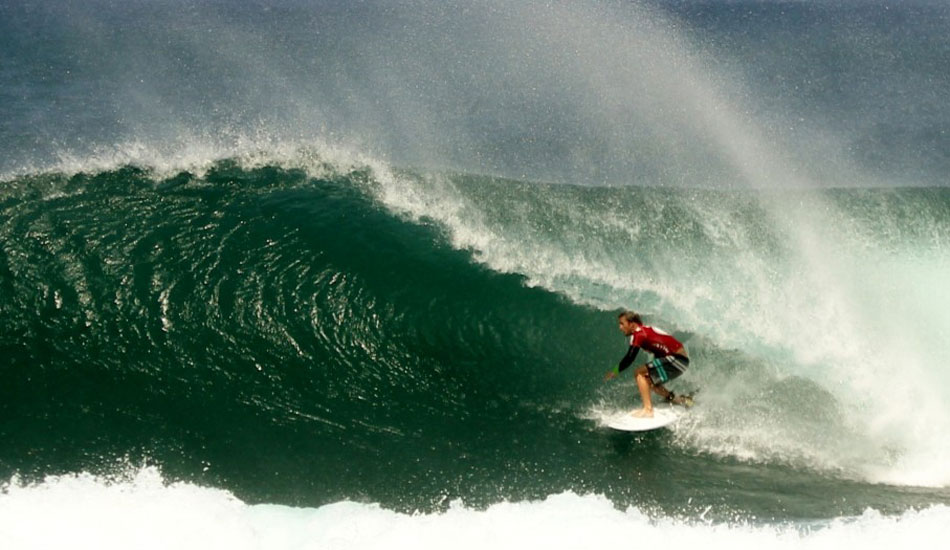 Josh Kerr showing he has skills under the lip as well as over.Photo: Phil LeRoy