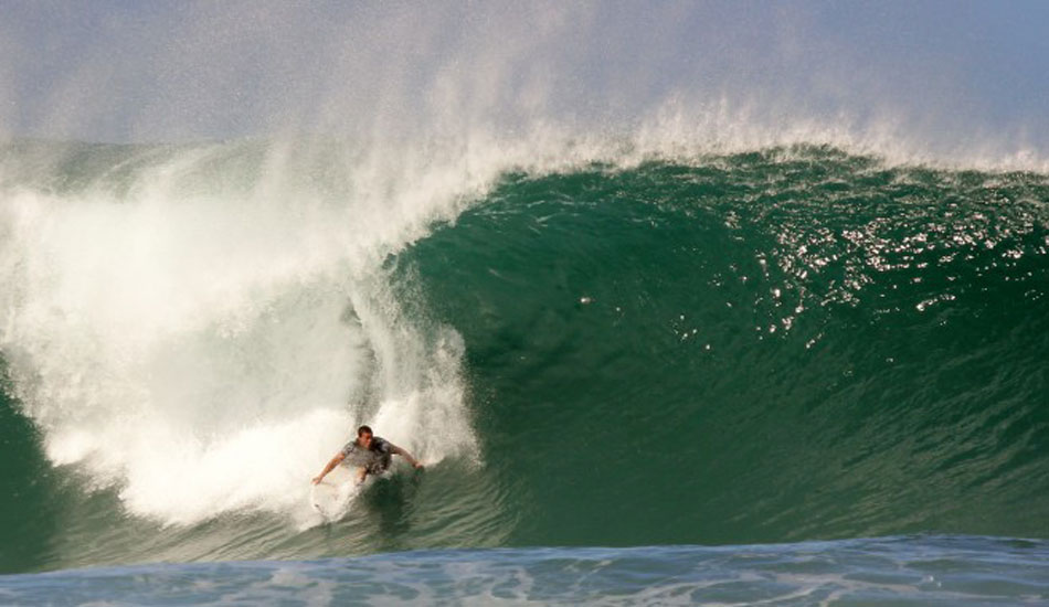Stephen Koehne, at the bottom. Photo: Phil LeRoy