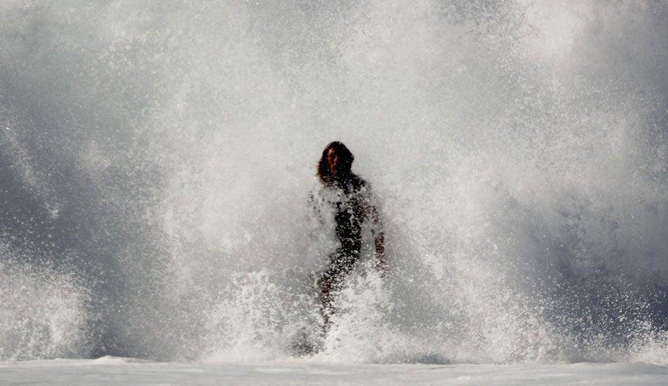 This creeps me out. Man from the mist. Photo: Phil LeRoy