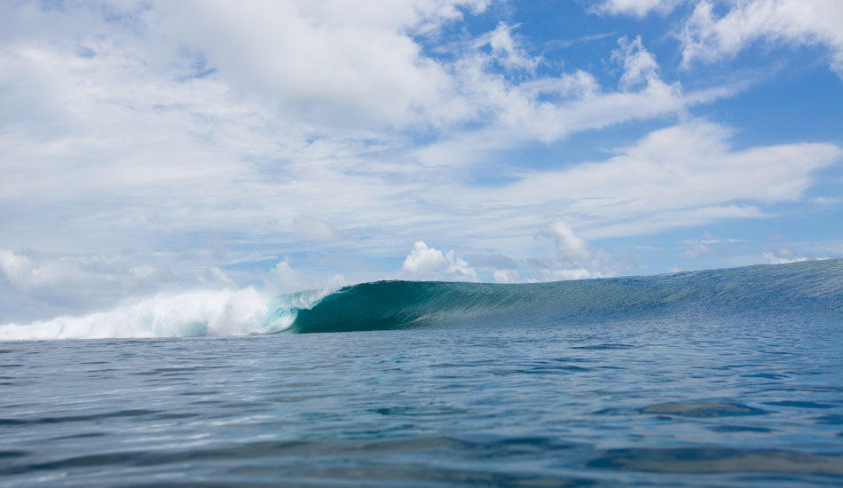 Pretty incredible that you can still find perfect warm waves in empty lineups these days. Kandui doing its thing. Photo: <a href=\"https://www.hungrywalrus.com/\" target=_blank>John Maher</a>