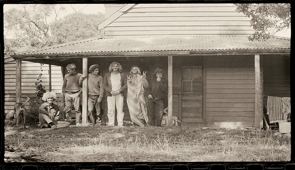 Since I was working for magazines, I needed pictures that told a wider story than just what was happening out in the water. It happened to fit comfortably with my natural instincts and curiosity. I enjoyed documenting the life I saw around me … mostly my friends or people I knew a bit. It’s probably a failing that I rarely took pictures of anyone I didn’t like … there are more than a few significant gaps in my archive as a consequence. It didn’t seem to have bothered me at the time. This house in Torquay was old enough in 1970 to be rented to surfers.