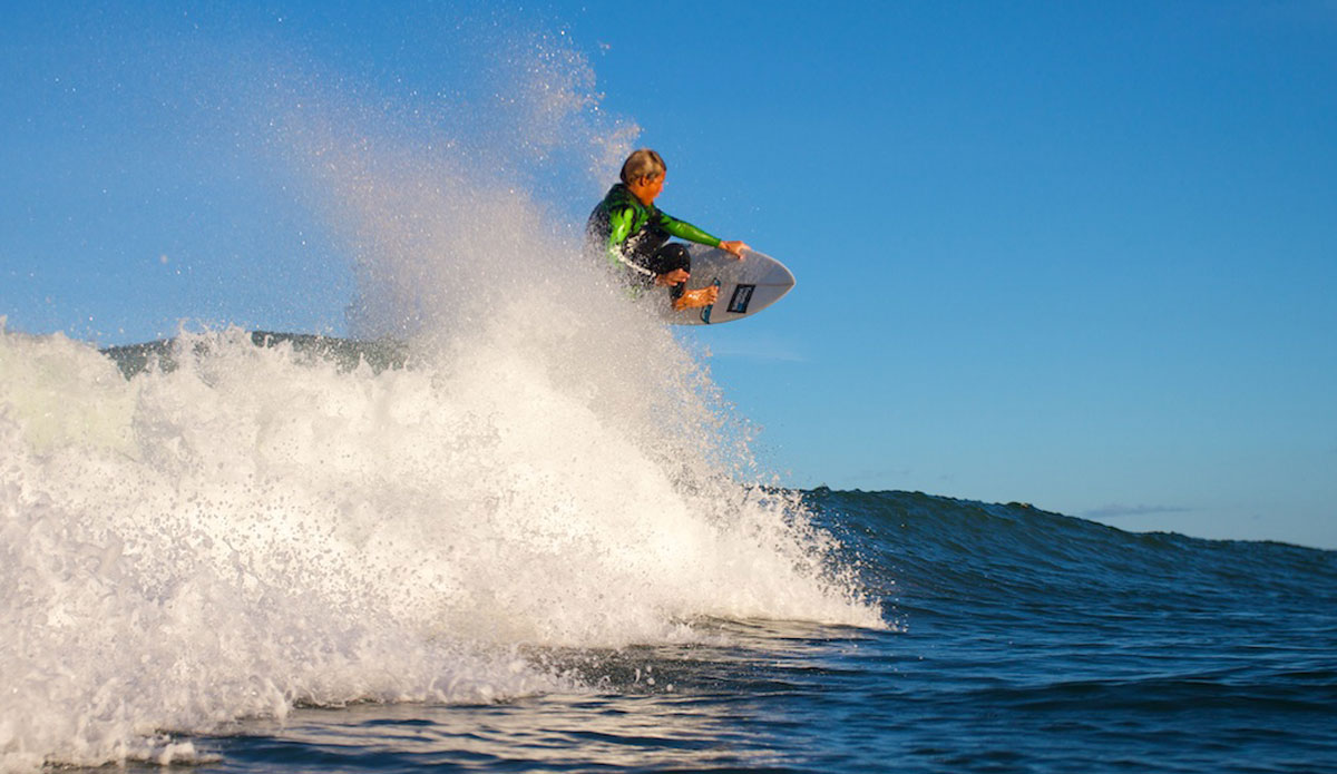 Lots of promise with the groms coming up on the Outer Banks. Nohea Futrell. Photo: <a href=\"instagram.com/joncarterphotography\"> Jon Carter</a>
