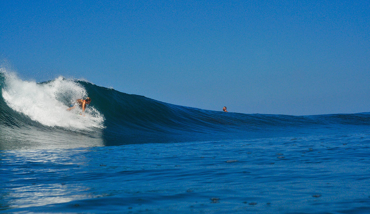 Grabbing rail and pulling in, one of the best feelings in the world! Photo: <a href=\"https://jonathanwatsonphotography.com/#/page/home/\">Jonathan Watson</a>