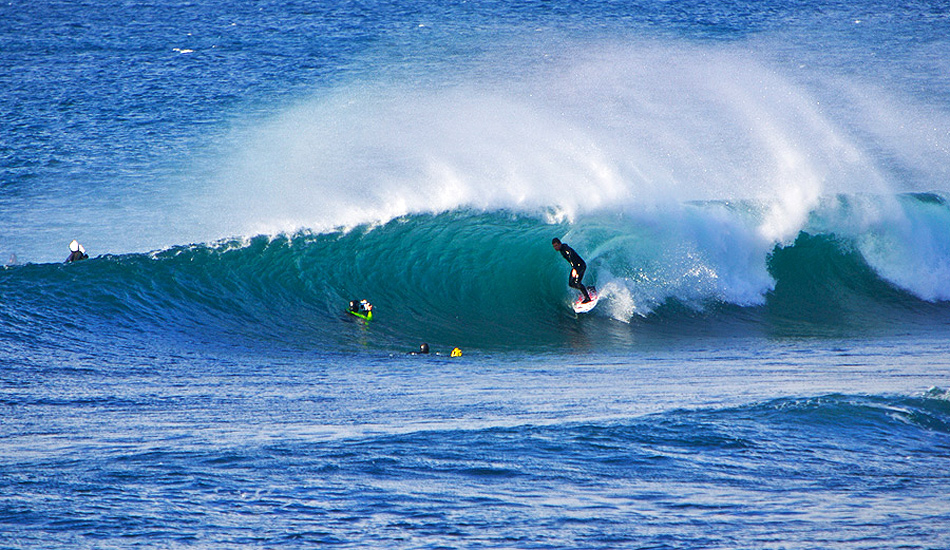 Photographers were making the most of the first swell of the season at Porthleven in Cornwall. Photo: <a href=\"https://www.jordanweeks.com/\" target=_blank>Jordan Weeks</a>