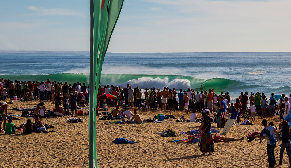 2012 Supertubos, Peniche. Photo: <a href=\"https://www.jorgeibáñez.com\"> Jorge Ibáñez</a>