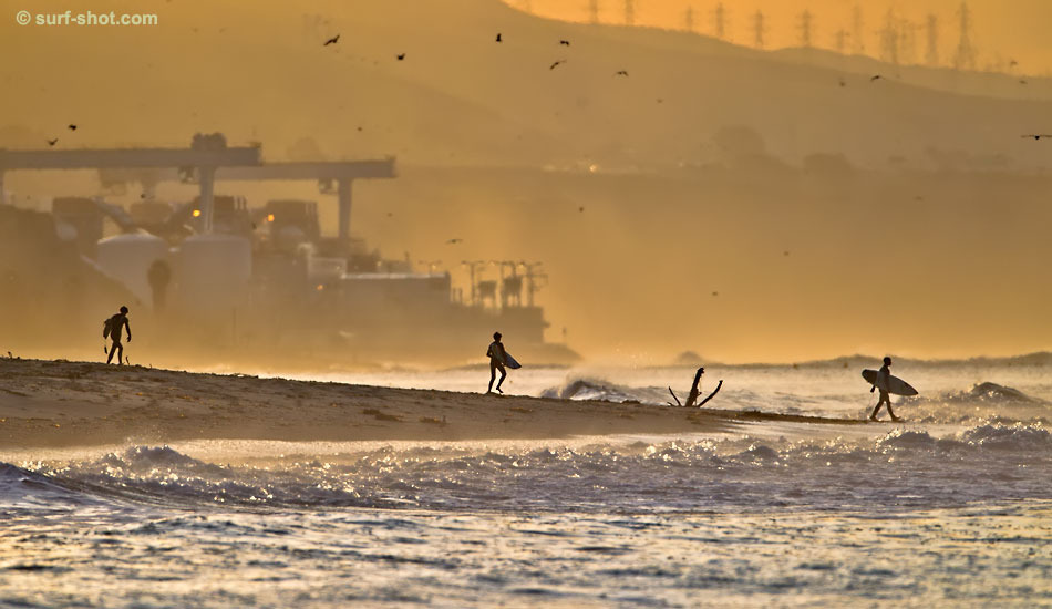 On the whole, it was a gorgeous Southern Calfornia day - and not a bad one to surf a contest at Uppers. With the San Onofre Nuclear power plant, gulls, and mountains of Camp Pendleton in the background, I couldn\'t name a better place to be. Photo: <a href=\"https://www.surf-shot.com\" target=\"_blank\">Surf-Shot.com</a>