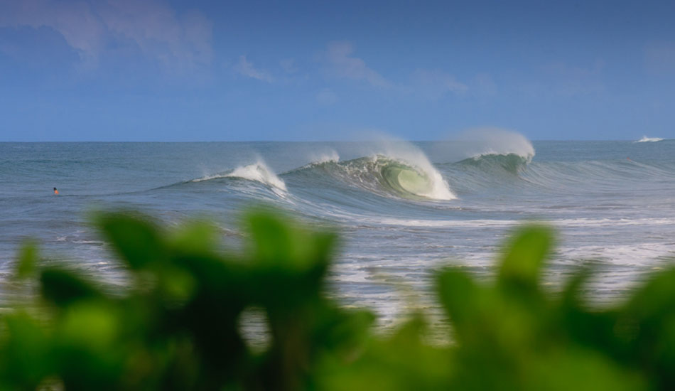 The view from the pool, peak after peak after peak. 